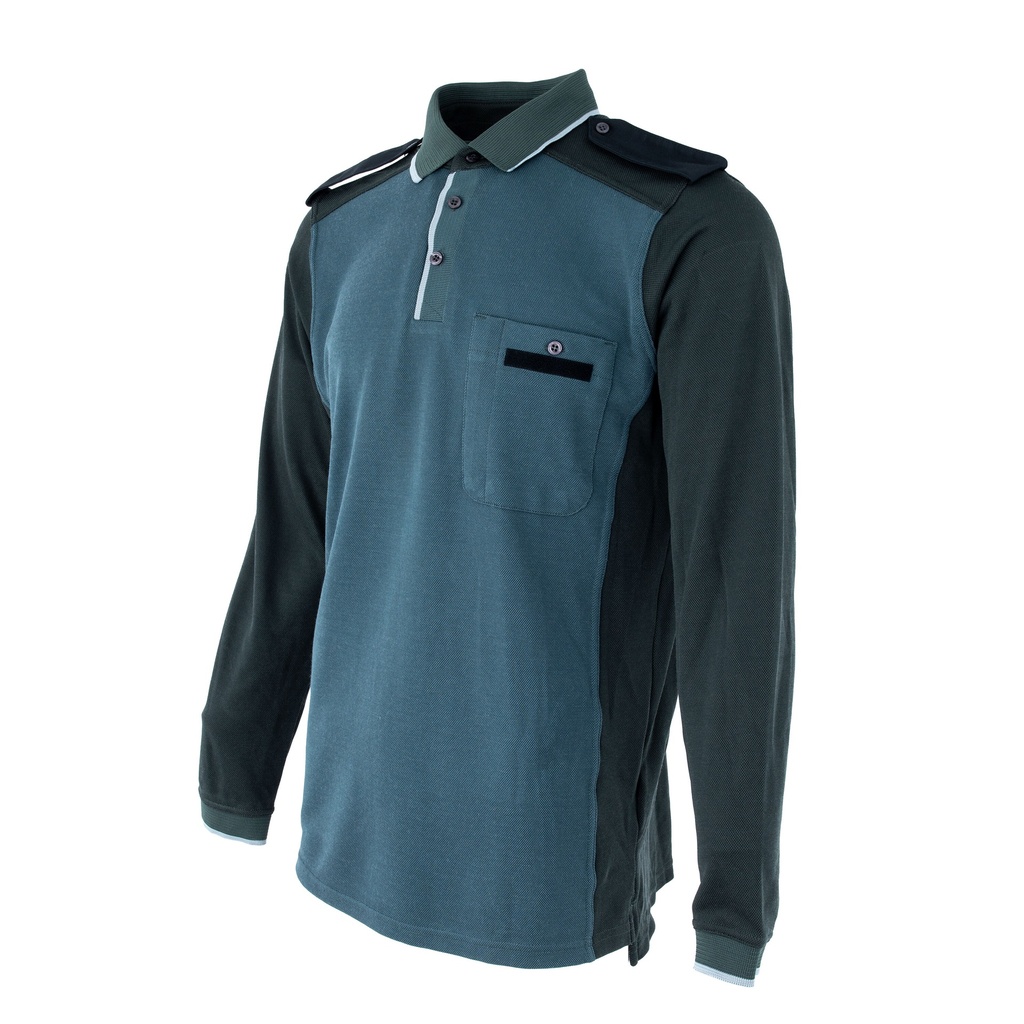 63634_Dutch_Blue_&_Green_Long_Sleeve_Polo_Shirt_|_Issued_image3