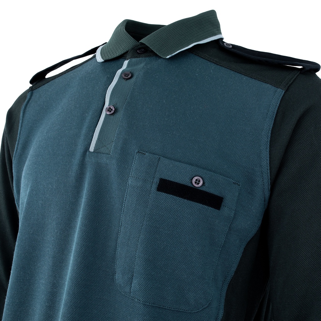 63634_Dutch_Blue_&_Green_Long_Sleeve_Polo_Shirt_|_Issued_image5