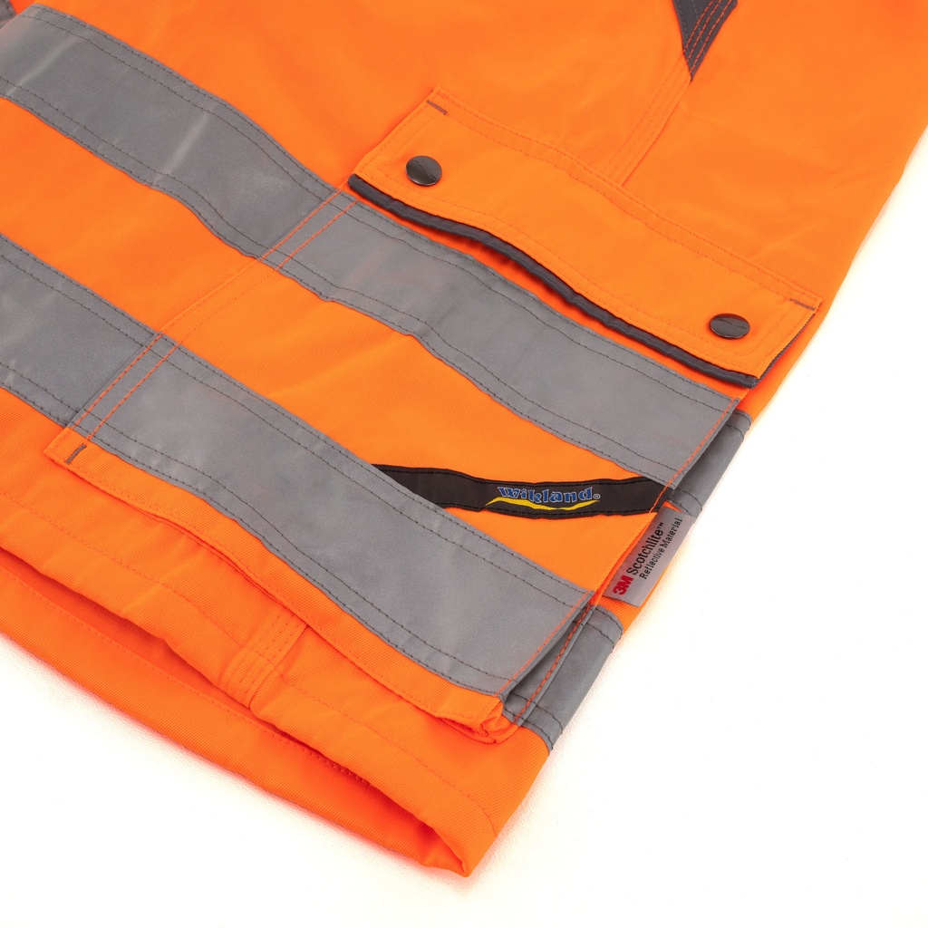 61104_Wikland_Orange_&_Grey_Hi-Vis_Shorts_|_Unissued_image4