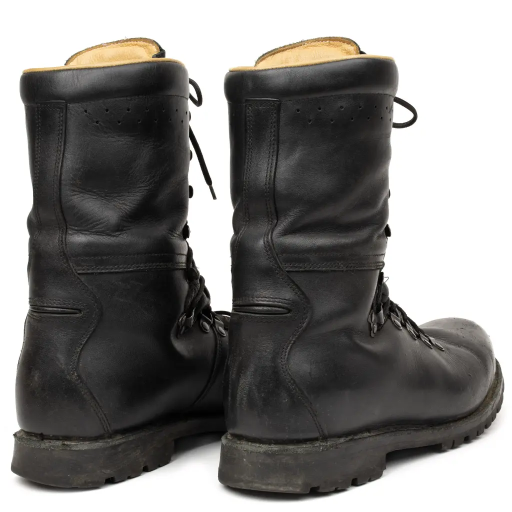Austrian Alpine Leather Heavyweight Boots Rear View