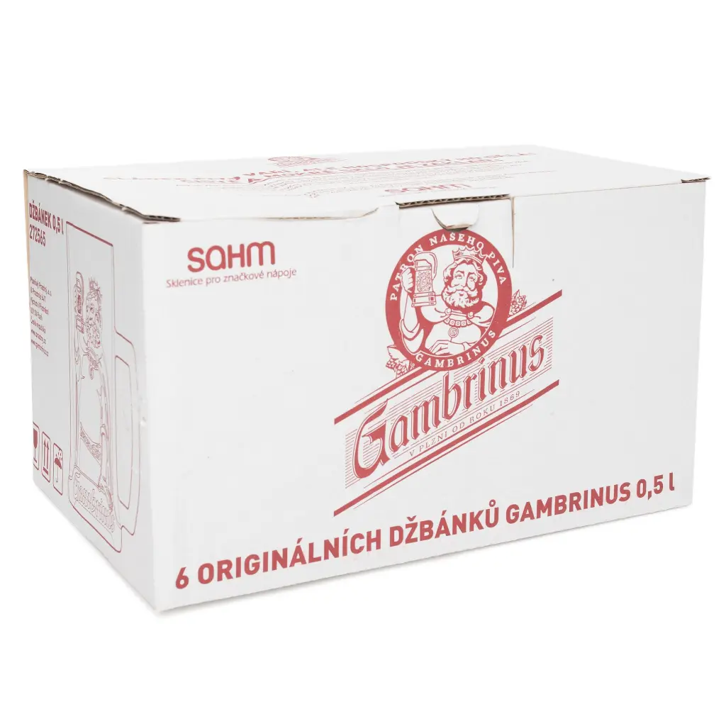 #4893 Beer Glass Czech 0.5 Liter - Gambrinus _ 6-pack Set_04.webp
