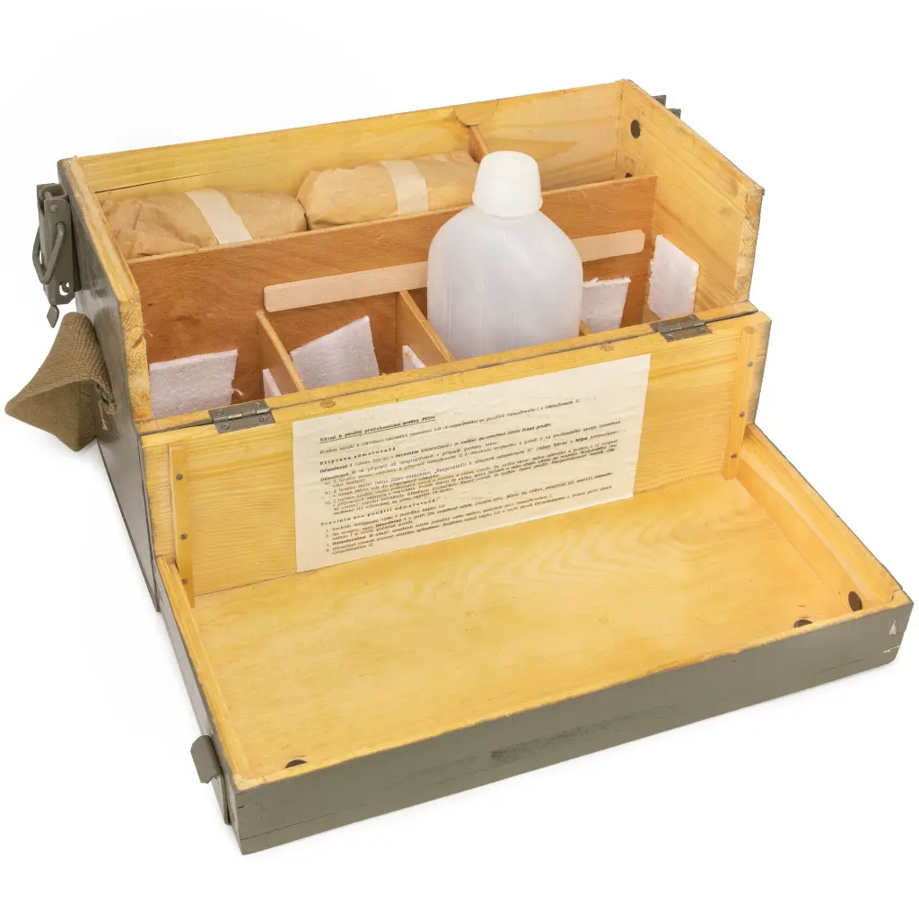 Czech Army Wooden Medical Box | Issued | Swiss Link