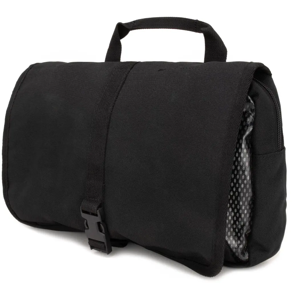 #4632 Dutch Army Black Toiletry Bag Used with Mirror_04.webp
