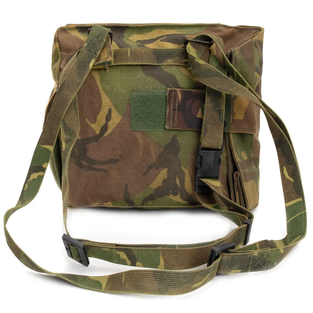 #4792 Dutch Army Woodland Gas Mask Bag with Strap_04.webp