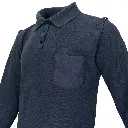 #4569 Dutch Navy Blue Polo Long Sleeve Shirt Used_02.webp