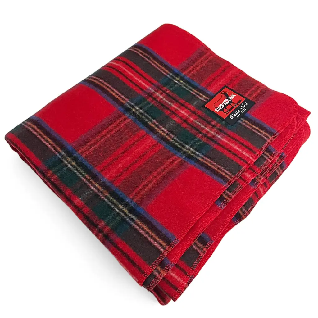 5002 Royal Stewart Classic Wool Blanket Red Plaid (1).webp