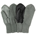 Swiss Wool Mittens w/Leather Palms | Mixed Colors | Issued