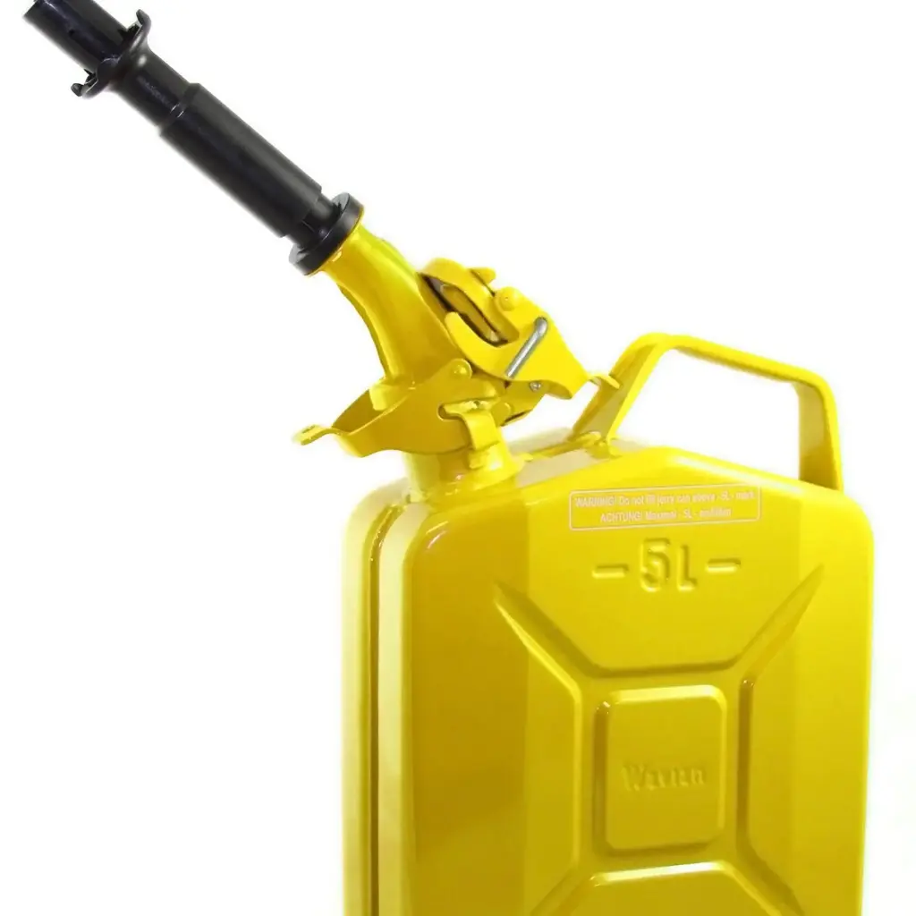 Gas Can Yellow 5 Liter w/Nozzle