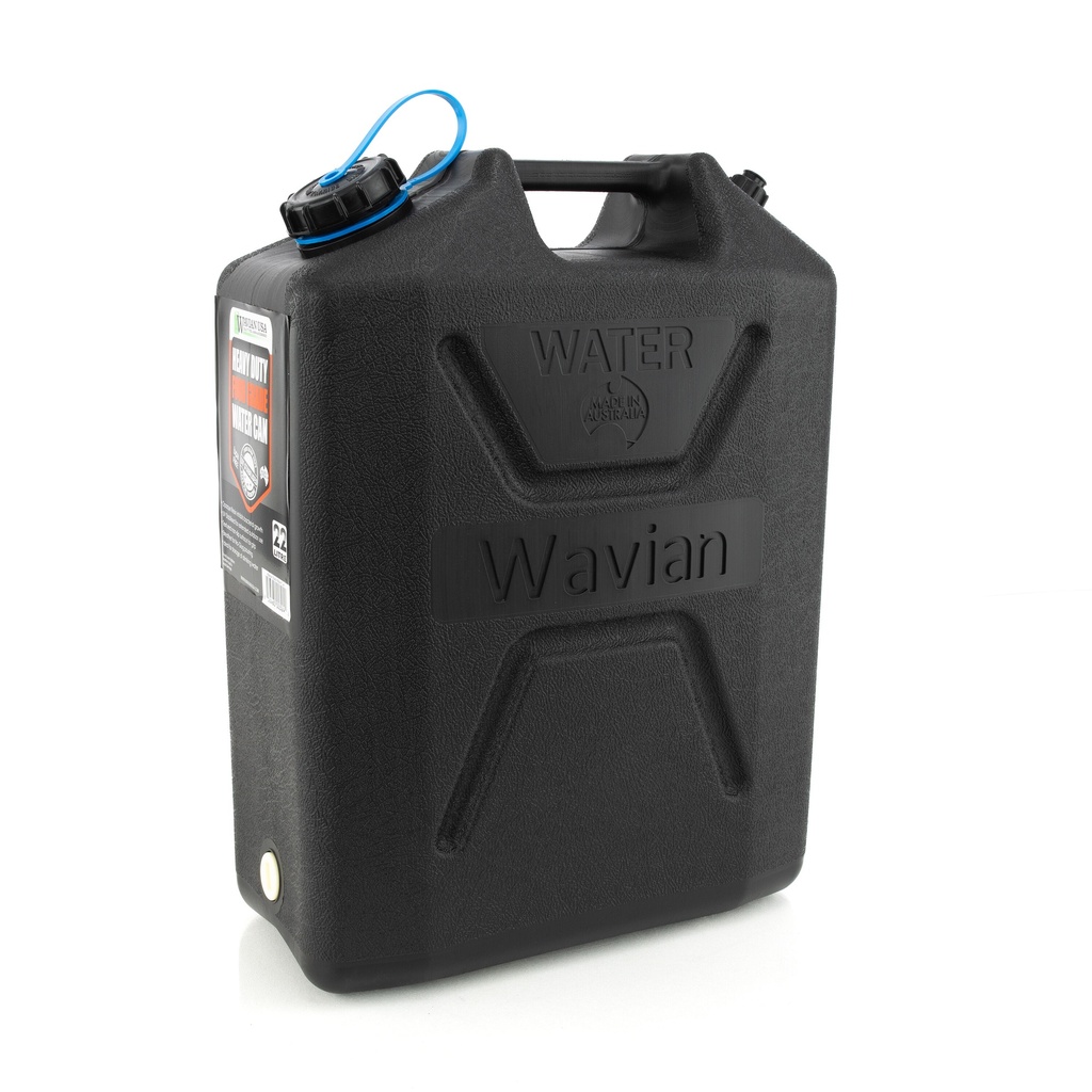 Wavian Water Can Black - 5.8 Gallon (22 Liter)