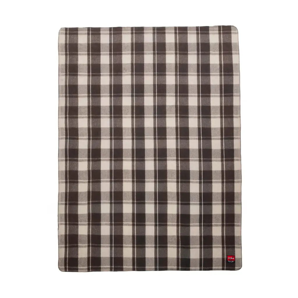 Cabin Brown Classic Wool Blanket | Plaid Collection