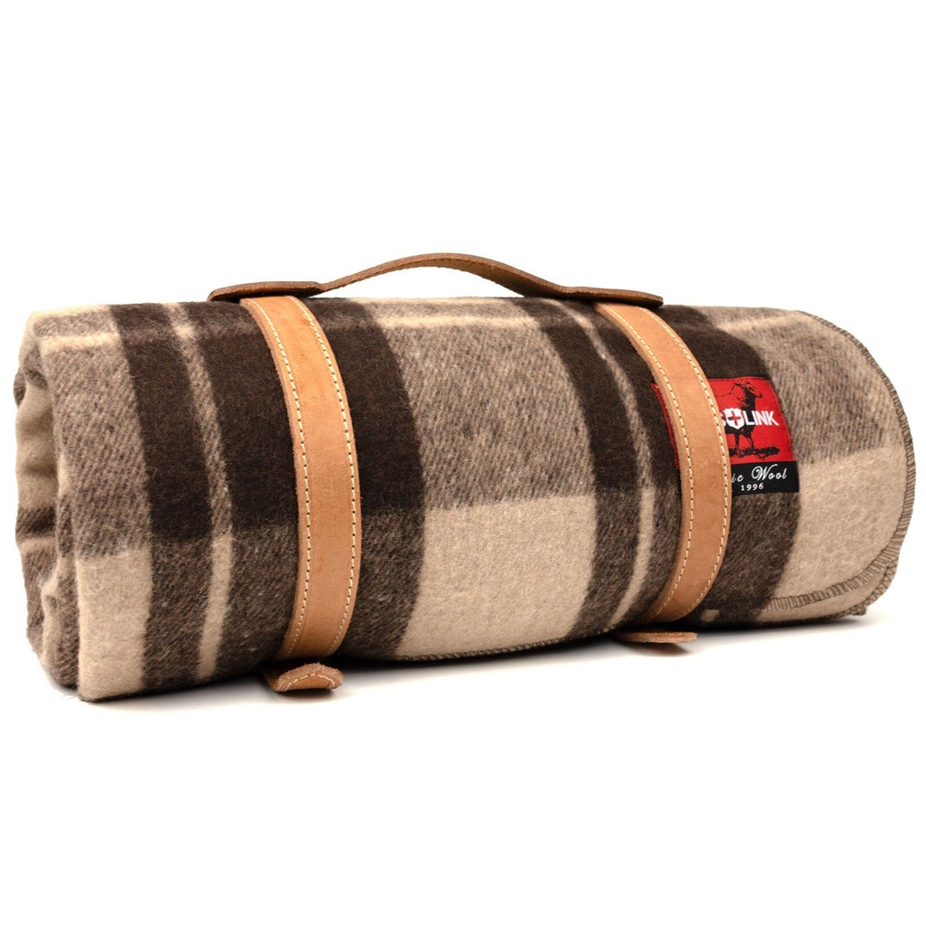Leather Carrier for Blanket, Bedroll, or Sleeping Bag