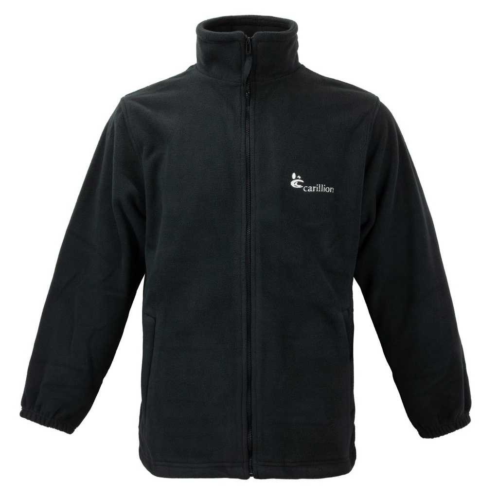 British Black Fleece Jacket | X-Small | Issued