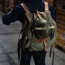 Romanian Military Canvas Backpack w/ Helmet Straps | Issued