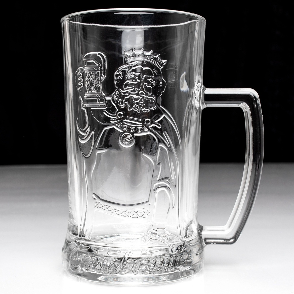 Czech Gambrinus Beer Glasses | 0.5 Liter | 6-pack | Unissued