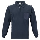 Dutch Navy Blue Long Sleeve Polo Shirt w/ Pocket | Issued