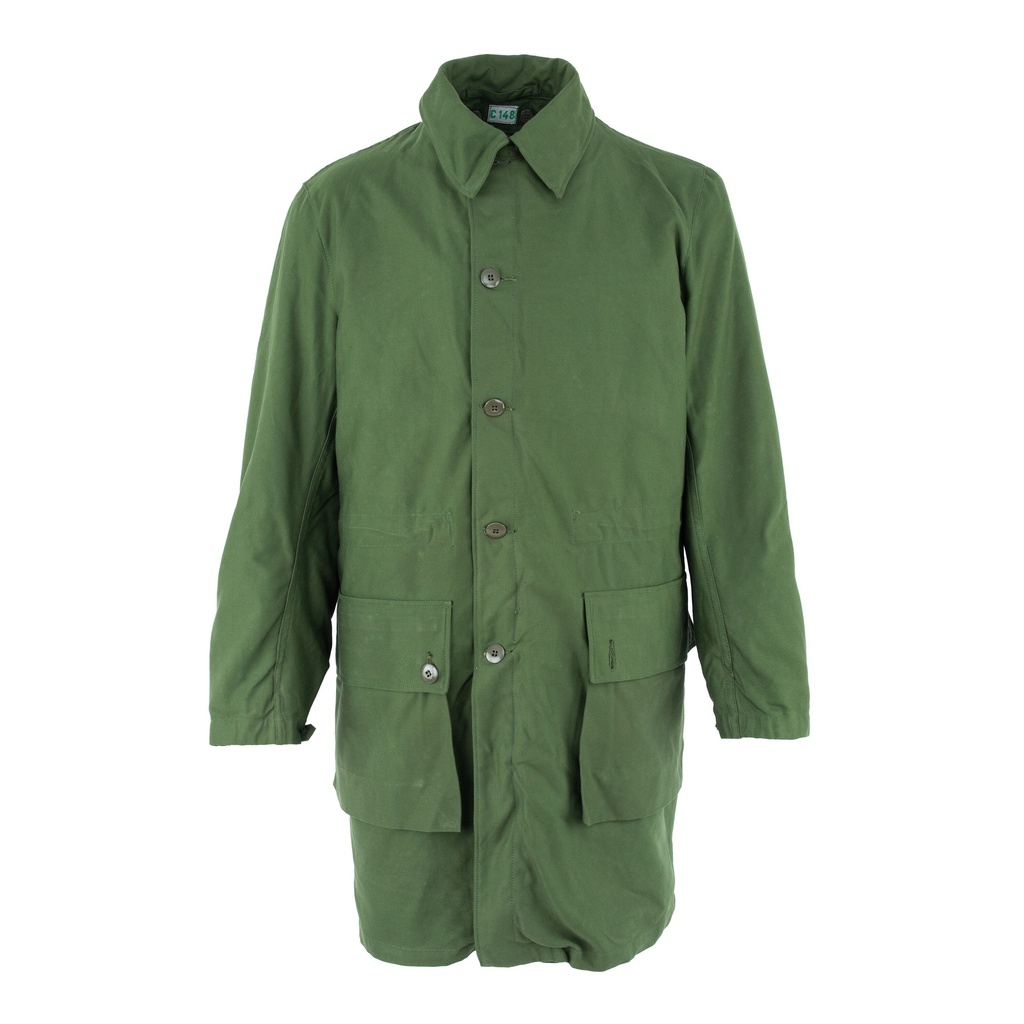 Swedish OD Fleece Lined Cold Weather Parka | Issued