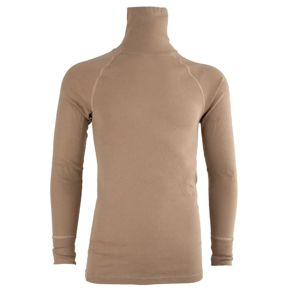 Dutch Army Brown Long Sleeve Turtleneck | Issued