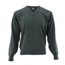 Dutch Wool Forest Green V-Neck Commando Sweater | #2 Condition