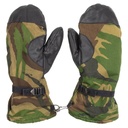 Dutch Military Woodland Mittens w/ Leather Palms | Issued