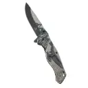 4.75" Titanium-Coated Assist-Open Pocket Knife w/ Eagle & Mountain Landscape | REX