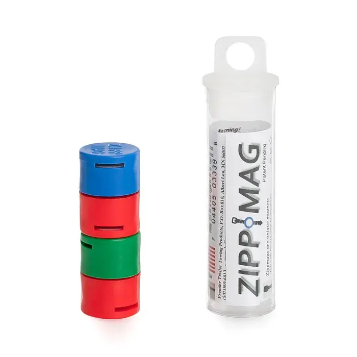 Zipp Mag Powerful Cable Tie Magnet | 4-Pack Tube
