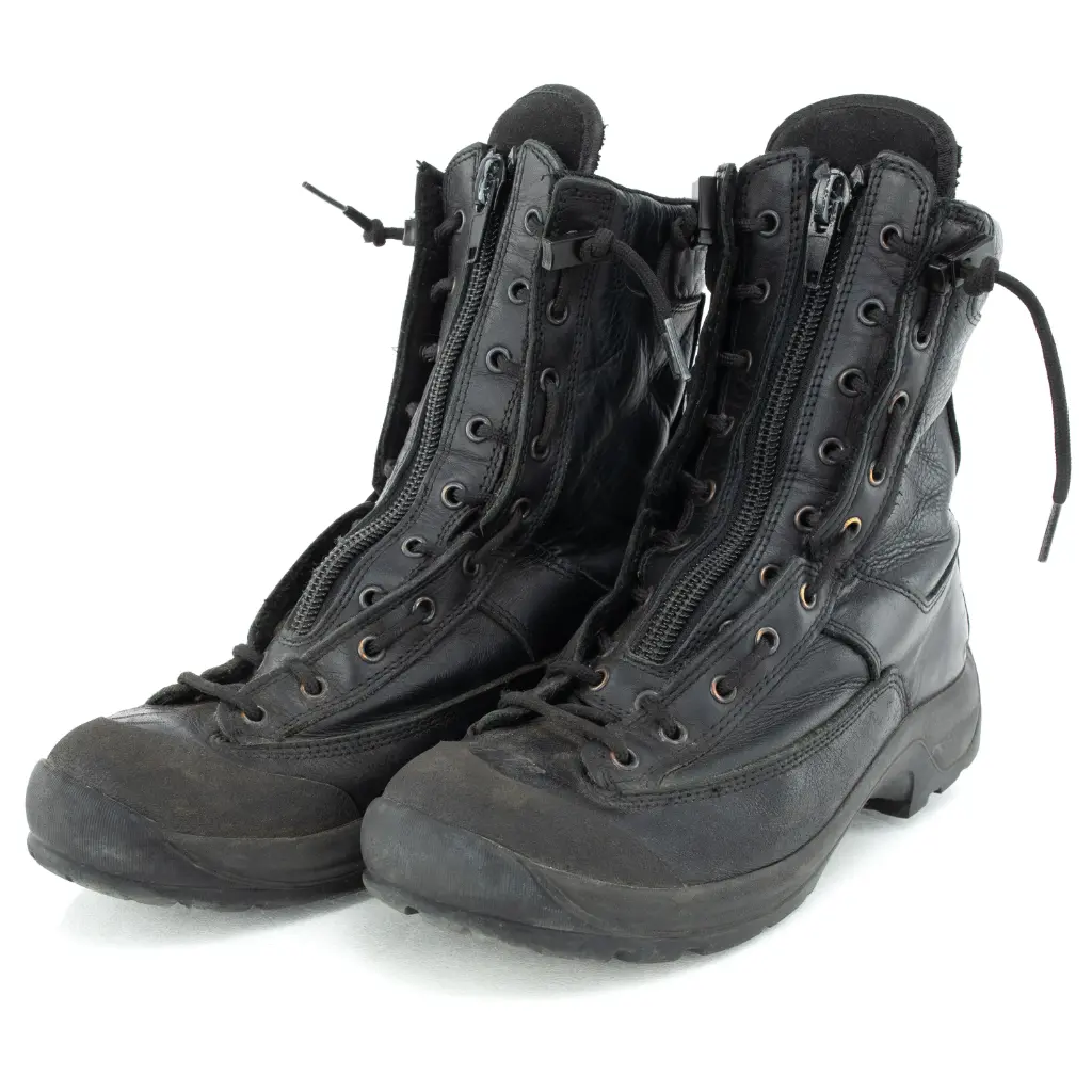 Austrian Combat Boots w/ Front Zipper | Issued