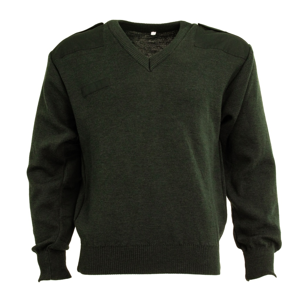 Dutch OD V-Neck Commando Sweater | Issued