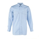 Dutch Army Sky Blue Long Sleeve BDU Shirt | Issued
