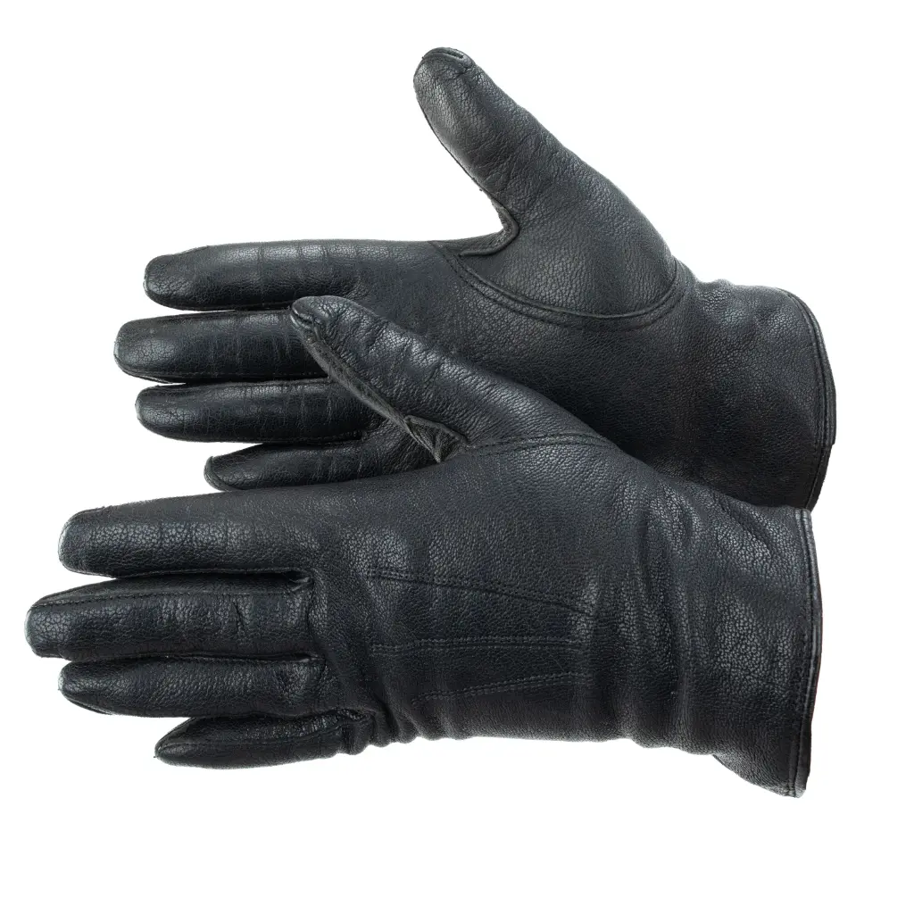 Dutch Black Leather Gloves | Issued