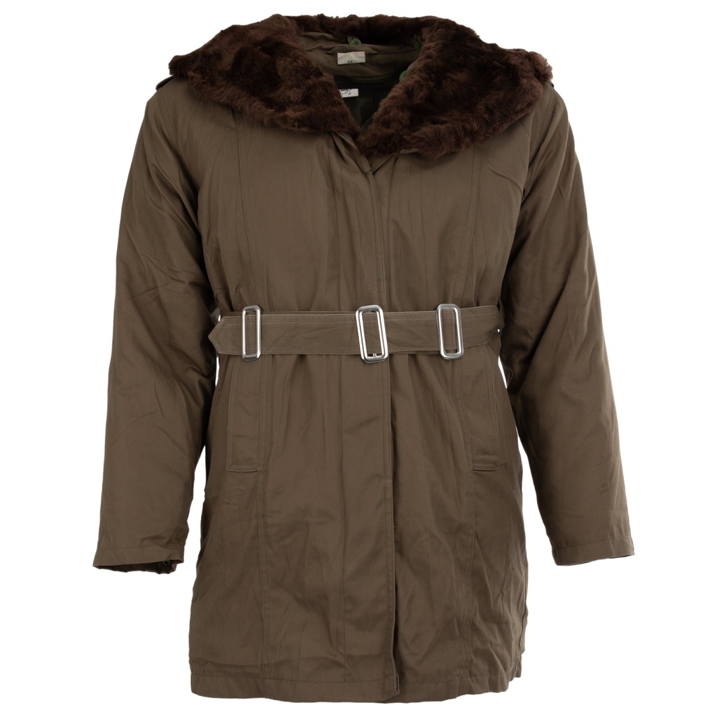 Romanian OD Parka w/ Liner & Collar | Issued