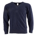 British Navy Blue V-Neck Sweater | Issued