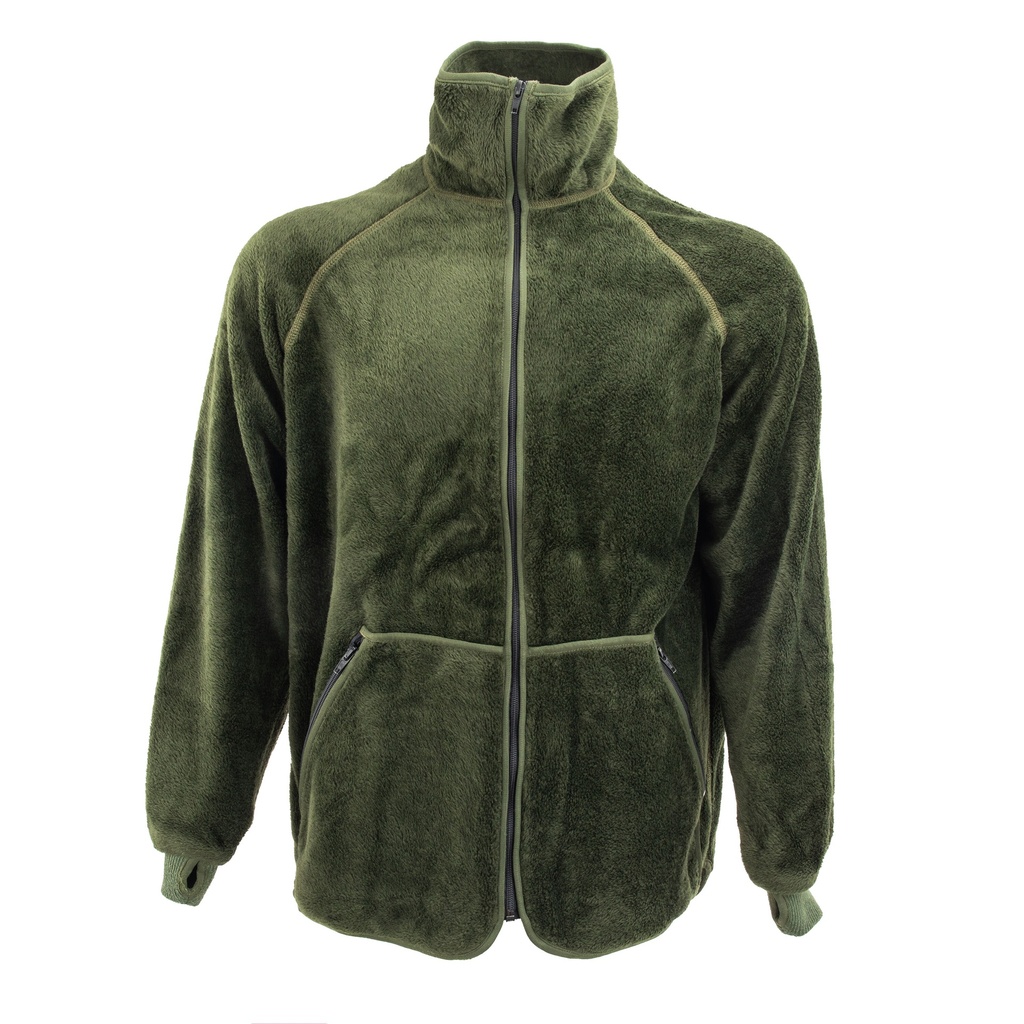 Dutch OD Fleece Sweater Jacket | Issued