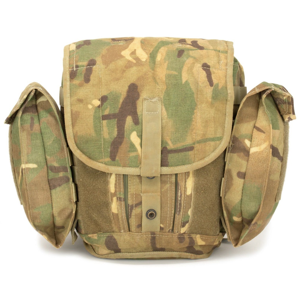 British Army Multi-Cam Gas Mask Bag Field Pack | Issued