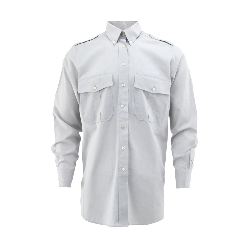 Dutch Army Grey Long Sleeve BDU Shirt | Issued