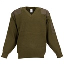 Italian OD Commando Sweater V-Neck | Unissued