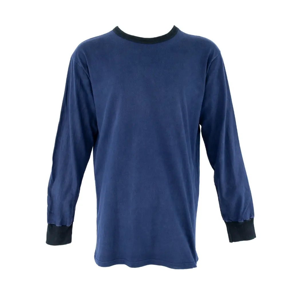 Dutch Army Navy Blue Long Sleeve Shirt | Issued