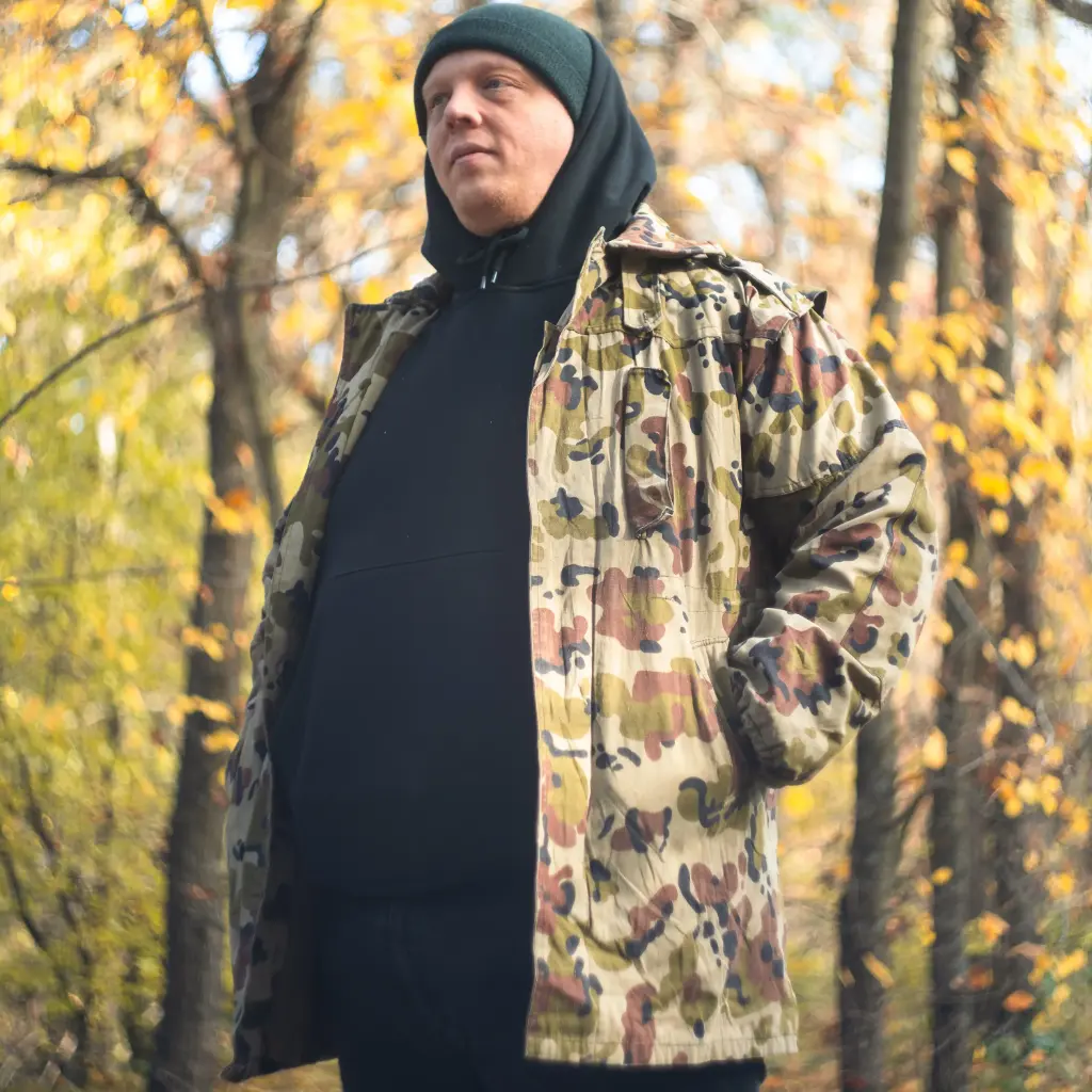Romanian M94 Spotted Camo Parka w/ No Hood, No Liner | Issued