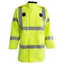 British Hi-Vis Police Rain Jacket | No Hood | Issued