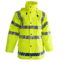 British Hi-Vis Police Rain Jacket | Issued