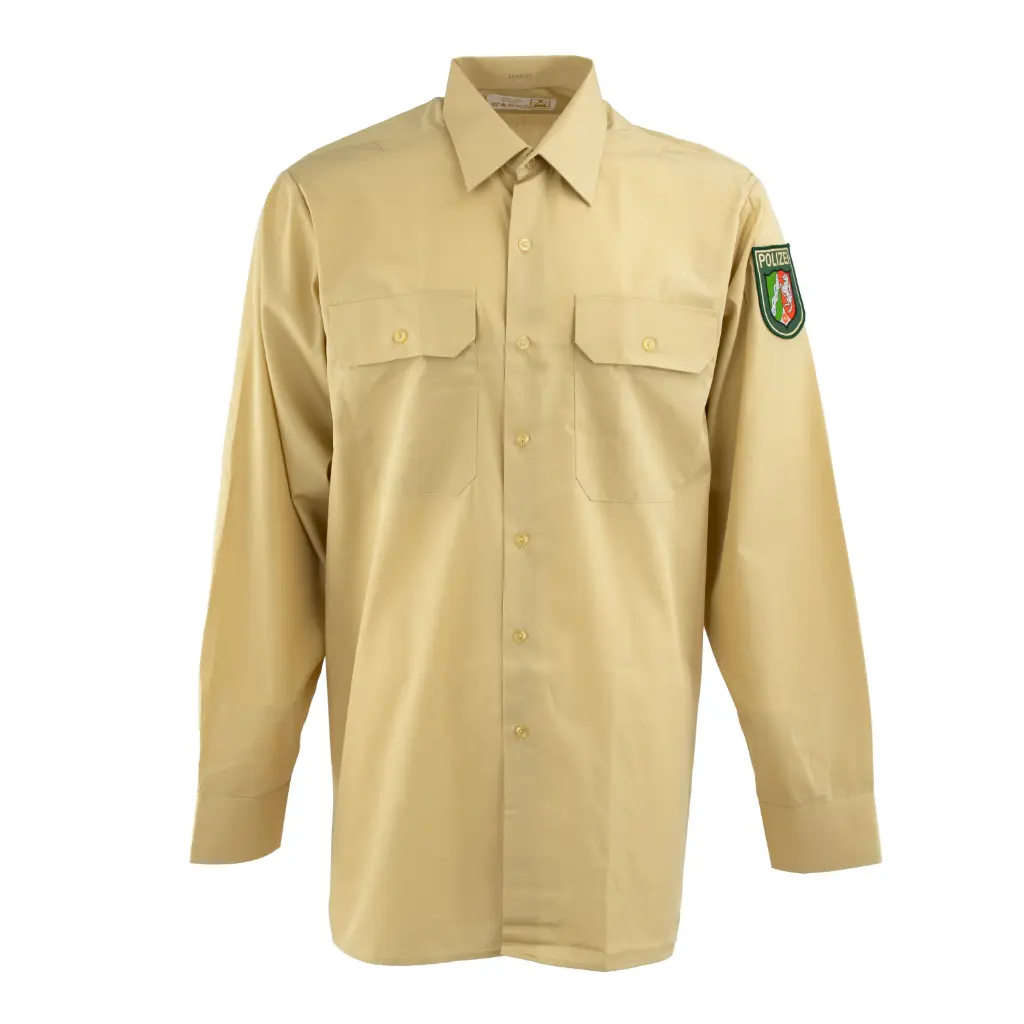 German Police Tan Service Shirt | Unissued