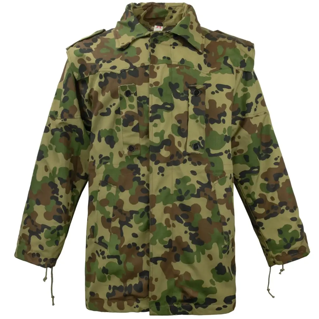 Romanian M94 Spotted Camo Parka w/ Liner & Hood | Unissued
