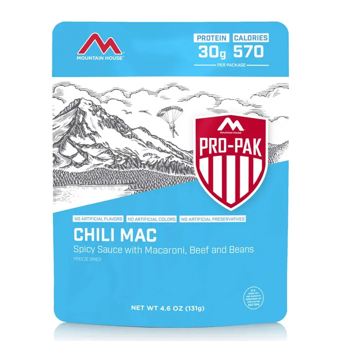 Chili Mac with Beef Pro-Pak® | Mountain House Freeze Dried Food