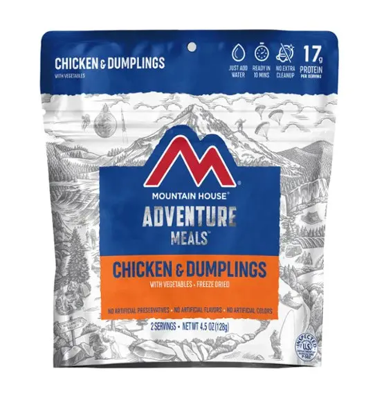 Chicken and Dumplings | Mountain House Freeze Dried Food Pouch