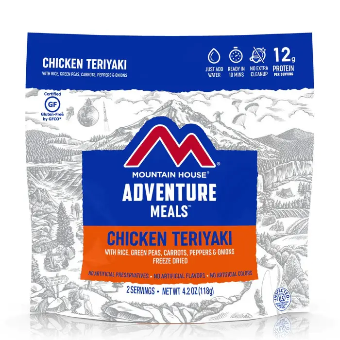 Chicken Teriyaki w/ Rice | Mountain House Freeze Dried Food