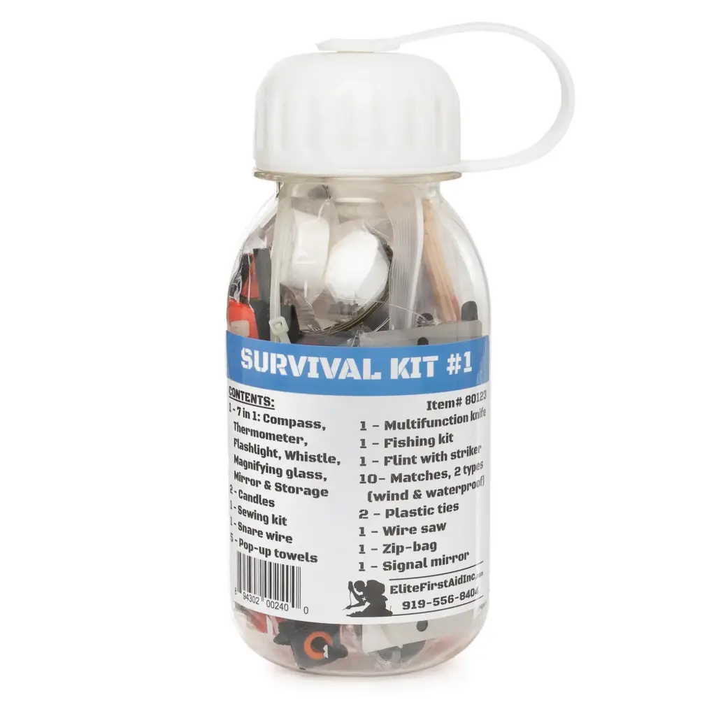 Survival Kit Bottle | Elite First Aid