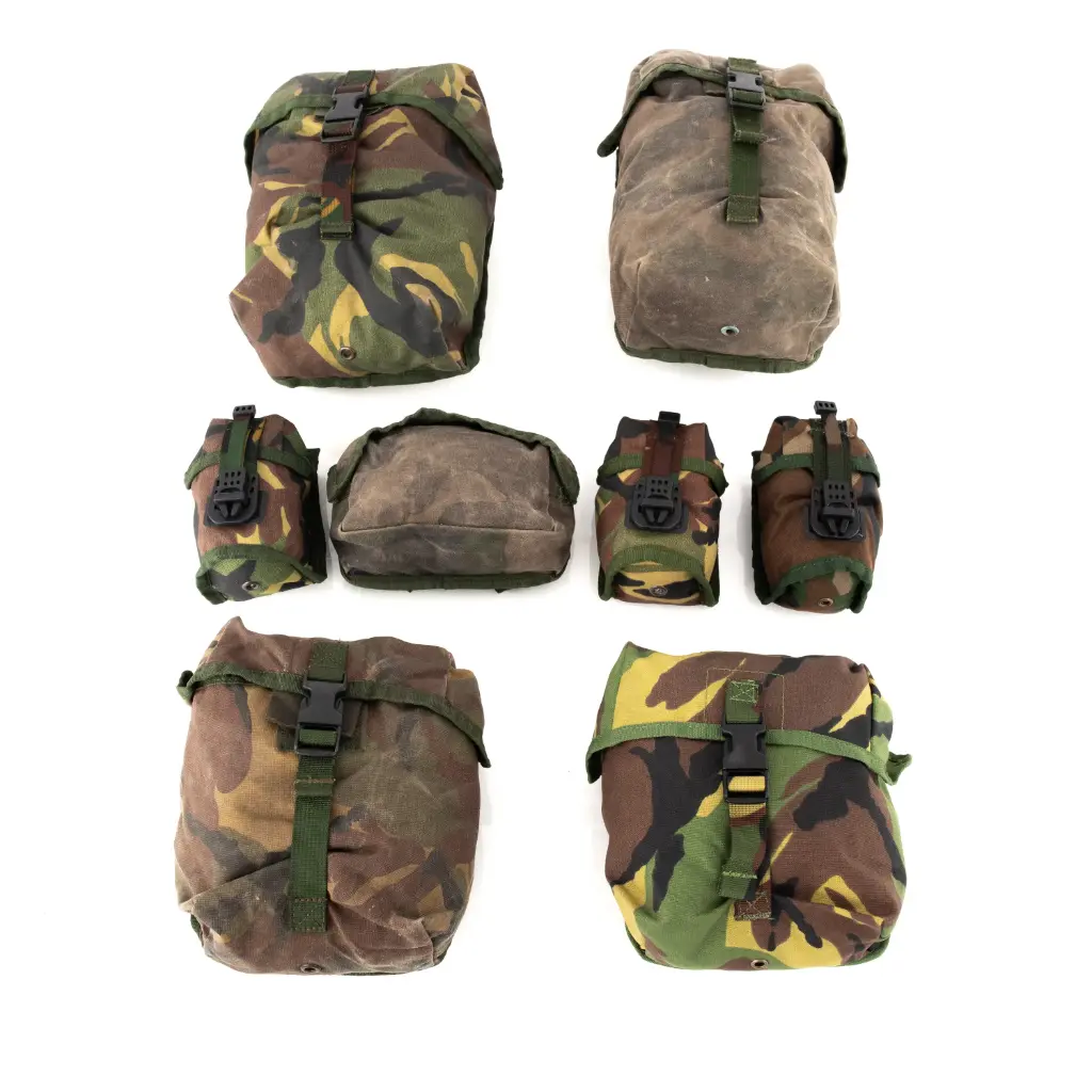 Assorted Dutch Army Woodland DPM MOLLE Pouch Set [9-pack]