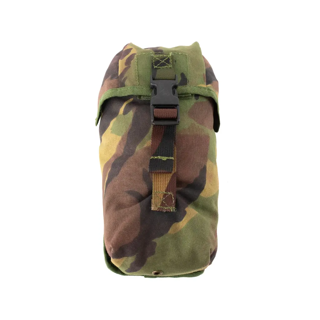 Dutch Woodland MOLLE Pouch | Style X | 7.5" x 3.25" x 3" | Issued
