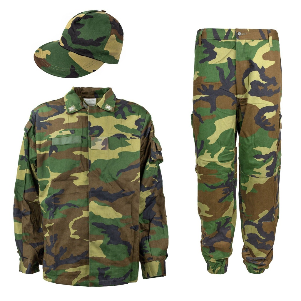 Unissued Italian Army Roma 90 Woodland Uniform | Complete 3-Piece Set