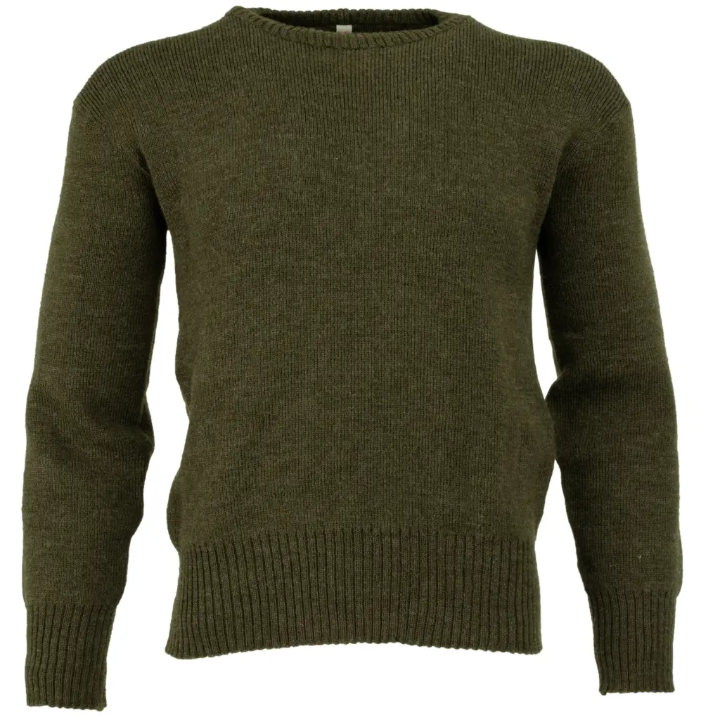 French OD Knit Wool Sweater | Issued