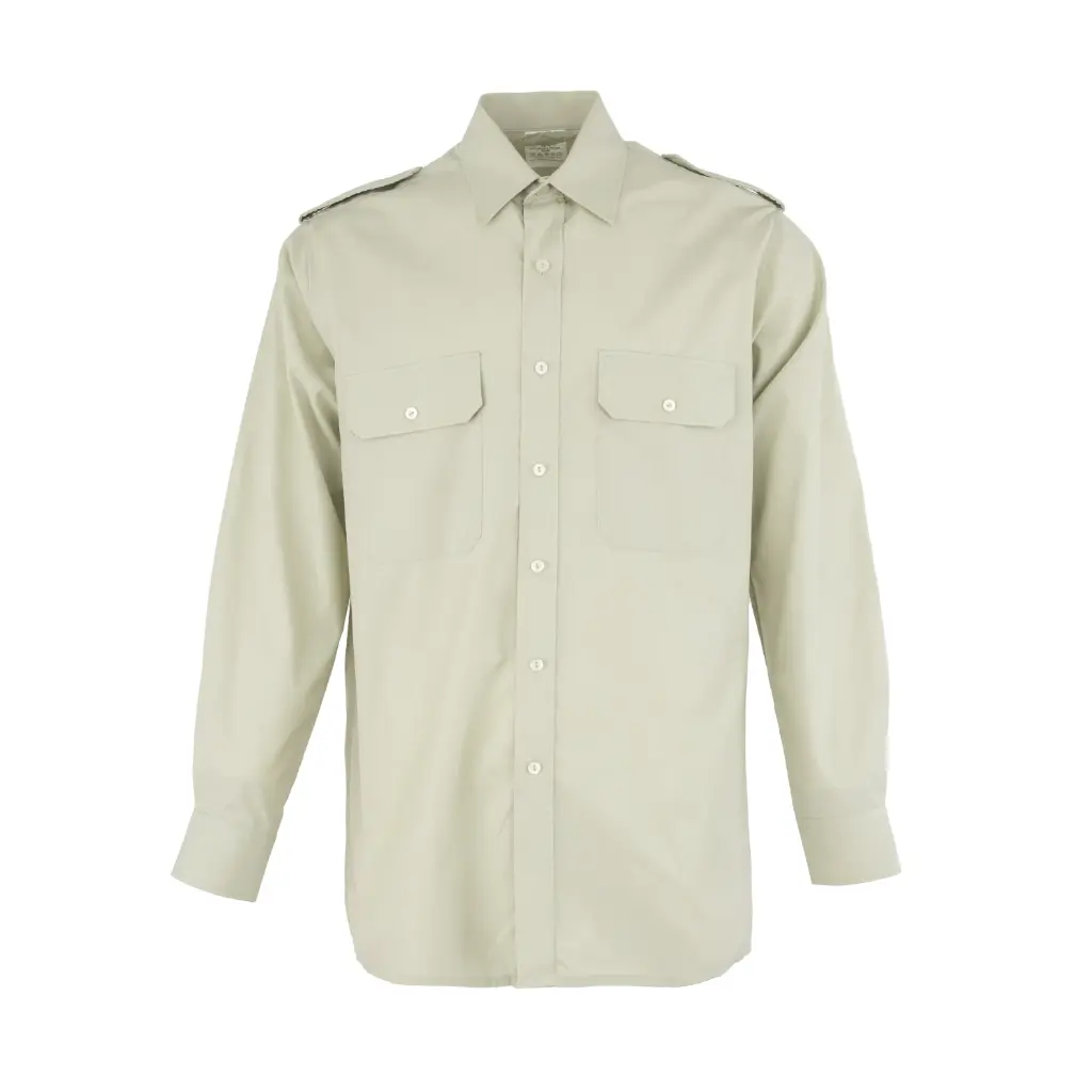 Dutch Army Sage Green Long Sleeve BDU Shirt w/ Pockets | Issued